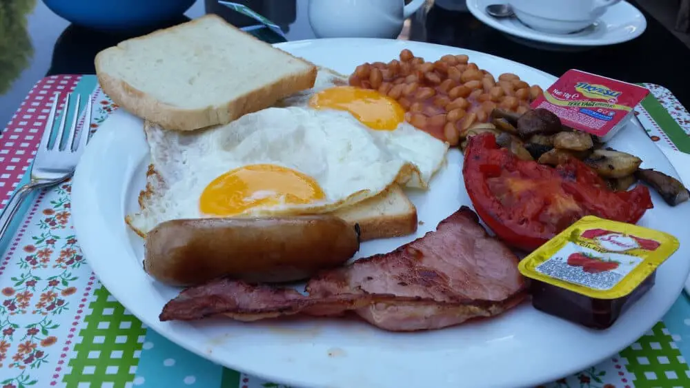 English breakfast or fry up