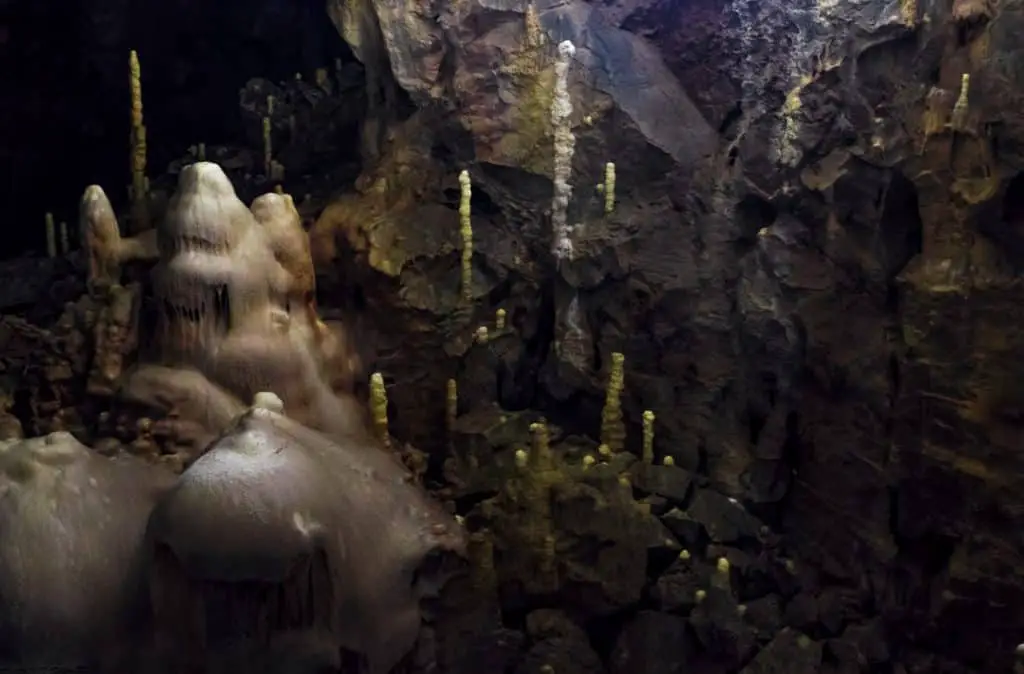 stalactites and stalagmite