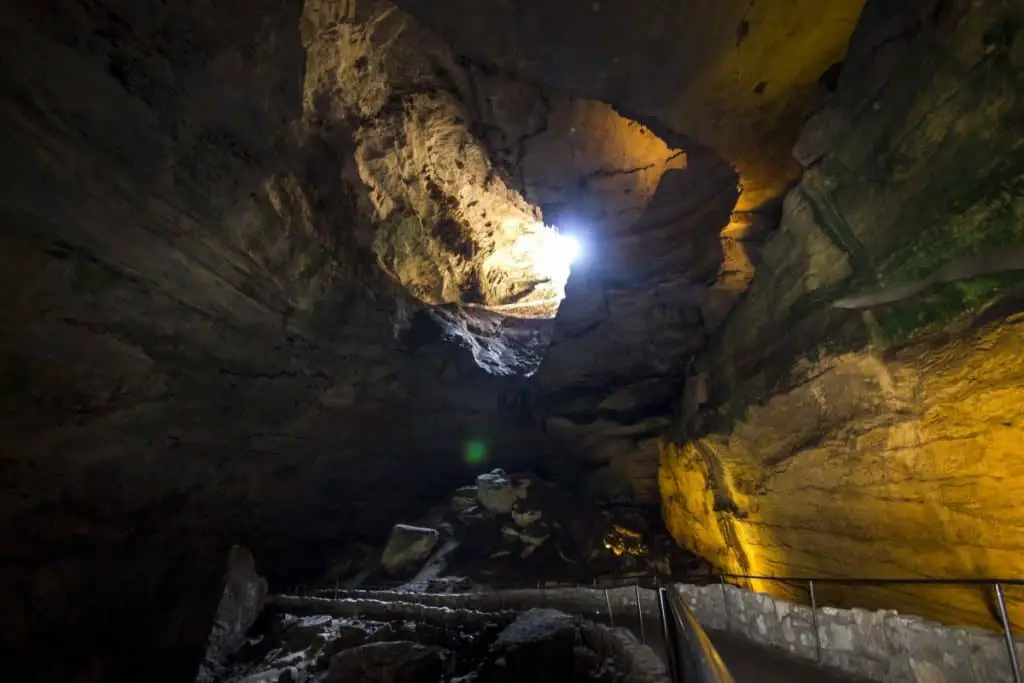 Inside Carlsbad Caverns Cave System
