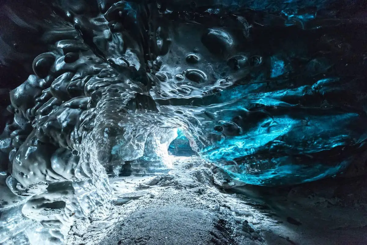 IcelandCrystal Ice cave in Vatnajokull